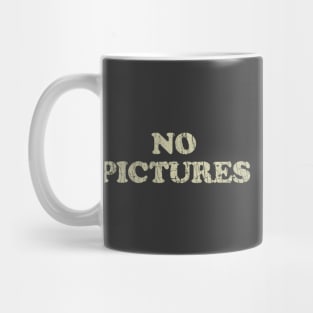 No Pictures 1980 Mug